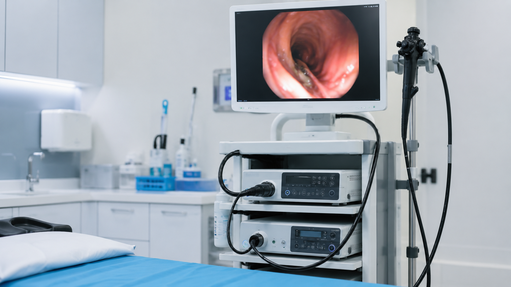 Sala medica moderna attrezzata